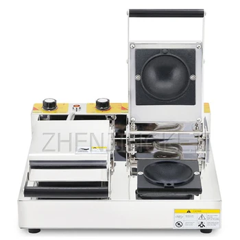 

Commercial Ice Cream Hamburg Machine Double Head Cake Stuffing Street Snack Western Restaurant Equipment Home Casual Fast Food