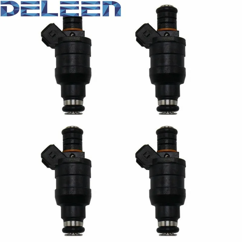 Deleen 4x High impedance Fuel Injector 1739242 / D3761FA For BMW Car