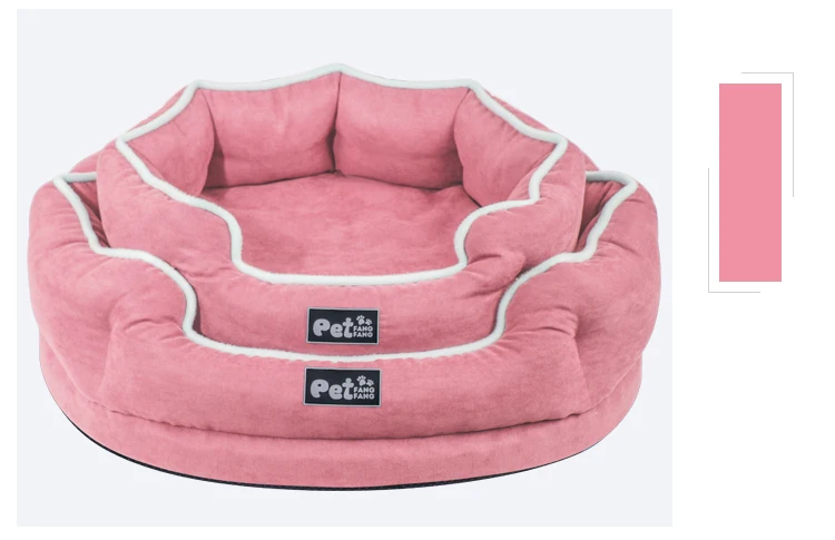 Four Seasons Pet Kennel Soft Velvet Pet Nest For Cats Dogs Washable Pet Dog Sleeping Mat Memory Cotton Dogs Sofa Bed Cats Nest (10)