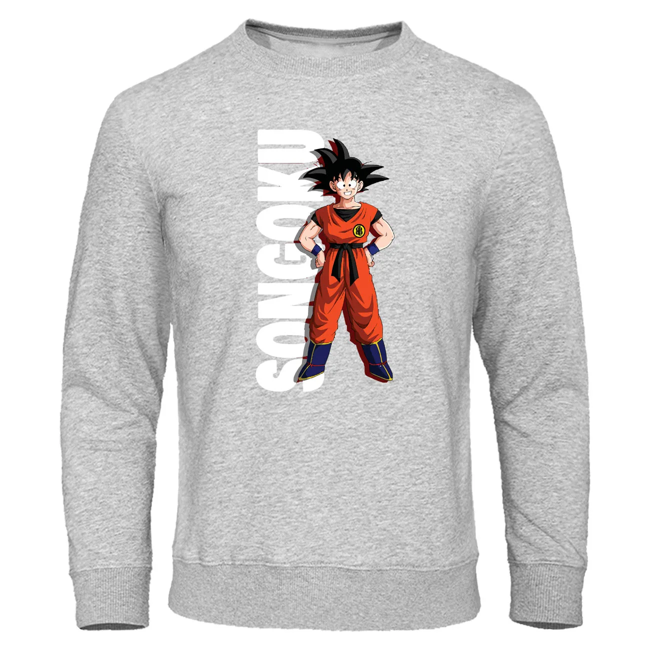 Japanese Anime Sweatshirt Son Goku Harajuku Streetwear Dragon Ball Z Men Hoodies Sweatshirts Autumn Winter Pullover Fleece Hoody