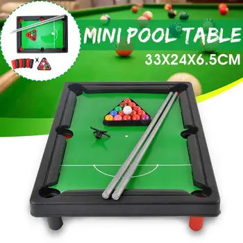 

Mini Tabletop Pool Table Desktop Billiards Sets Children's Play Sports Balls Sports Toys Gift Family Fun Entertainment