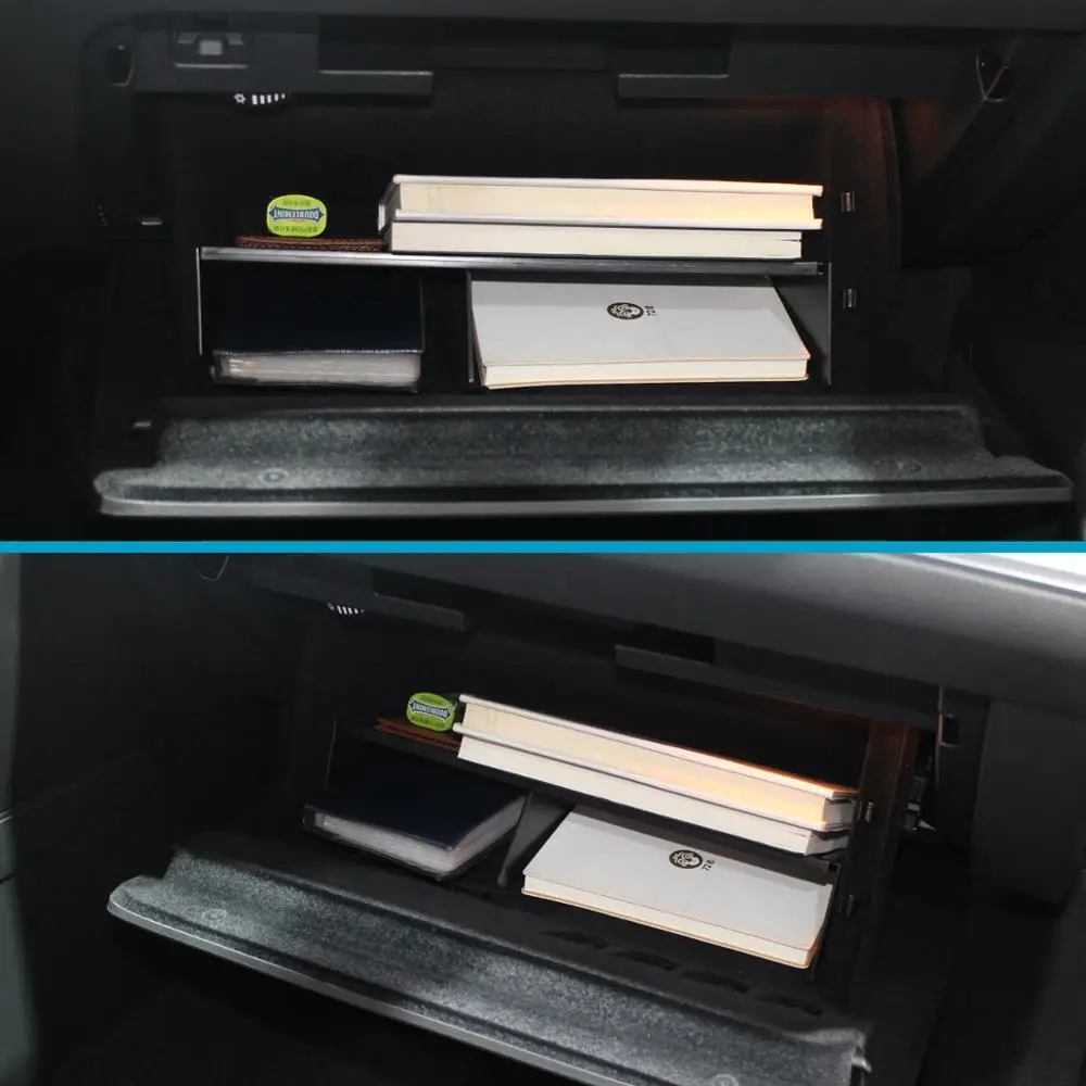Smabee Car Glove Box Interval Storage box for VW Passat B8 2015 ~ 2019  Volkswagen Variant Alltrack GTE GT Co-pilot Accessories