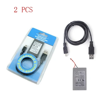 

2 pcs 1800mAh Battery for Sony PlayStation3 PS3, Wireless Controller 3.7V Rechargeable Li-Ion Batteries+Charger Cable