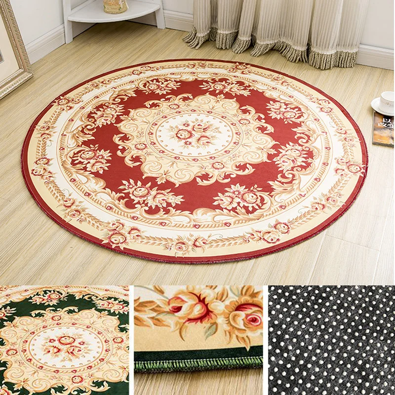 Sholisa, Круглый напольный коврик, коврик для гостиной, журнальный кабинет/стол, противоскользящий, домашний декор