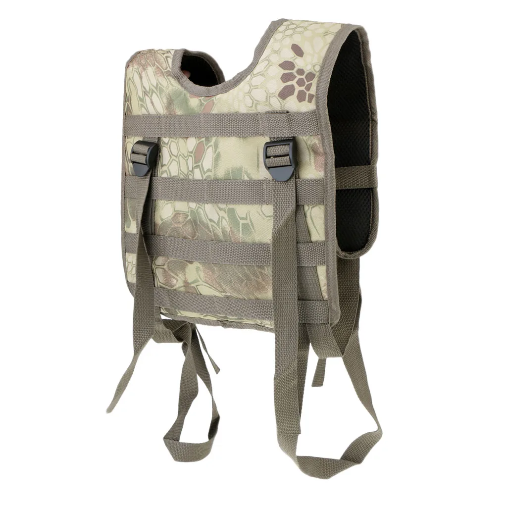 600D Oxford Hunting Webbing Molle Chest Rig Paintball Harness Vest Belt Support Tactical Vest Harness