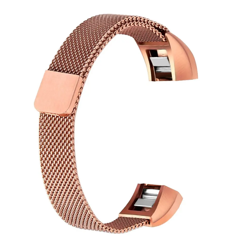 7 Small Одножильный провод из нержавеющей стали, сетка с замком для Fitbit Alta HR магнитный с миланским плетением ремешок из нержавеющей стали - Цвет ремешка: 7 Small