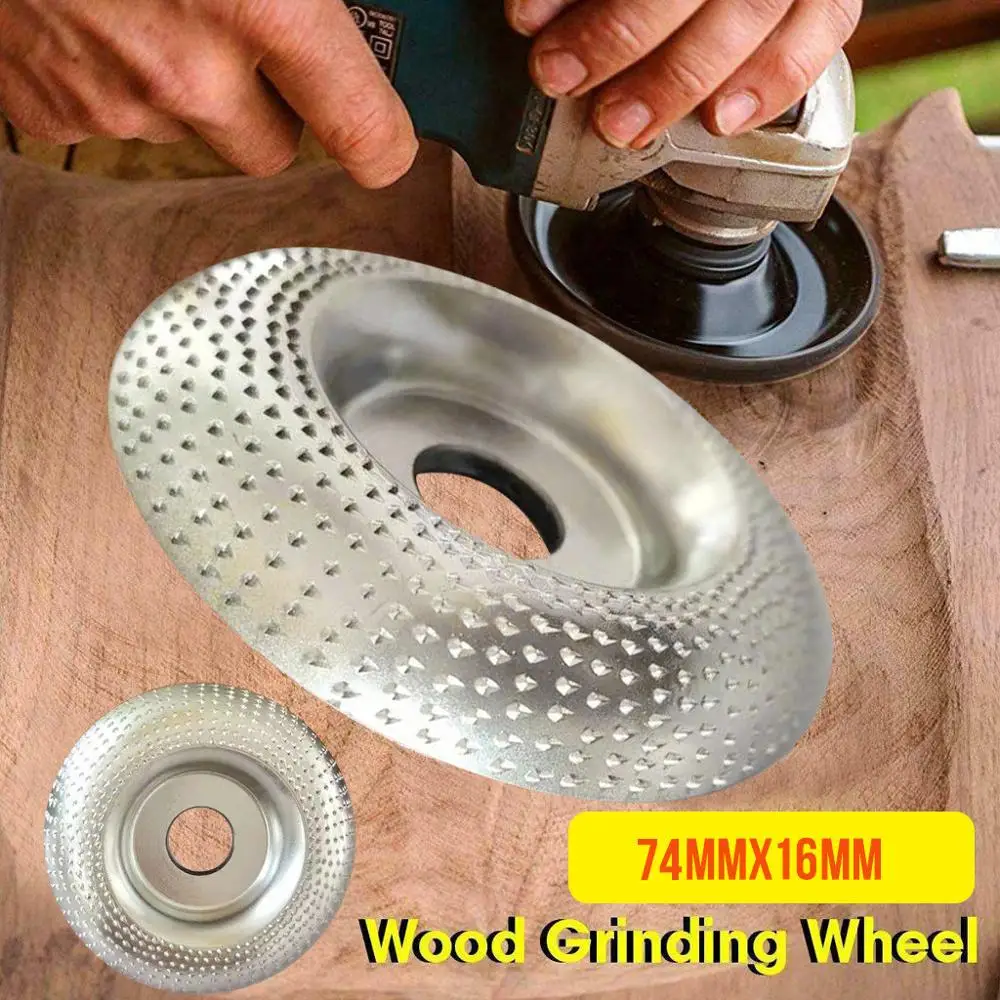16mm Tungsten Carbide Grinding Wheel Disc Wood Carving Tool For Angle Grinder US