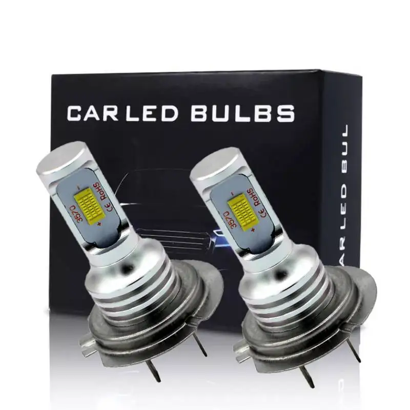 2 шт. H1 H4 H7 H11 9005 9006 светодиодный фар Hulbs огни автомобиля 6000 К 80W 12V 24V 4000LM авто фары