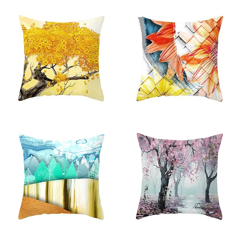 Christmas decor tree money pillow cover home case comfortable holiday gift cushion | Дом и сад