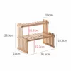 2 Layers Bamboo Storage Rack Kitchen Spice Jar Bottle Seasoning Rack Decoration Organizer Shelf Home Desktop Racks 3