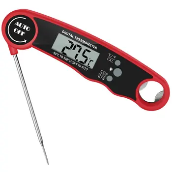 

Bbq Food Electronic Thermometer Kitchen Food Baking Thermometer With Corkscrew Functional Digital Oven Thermometer