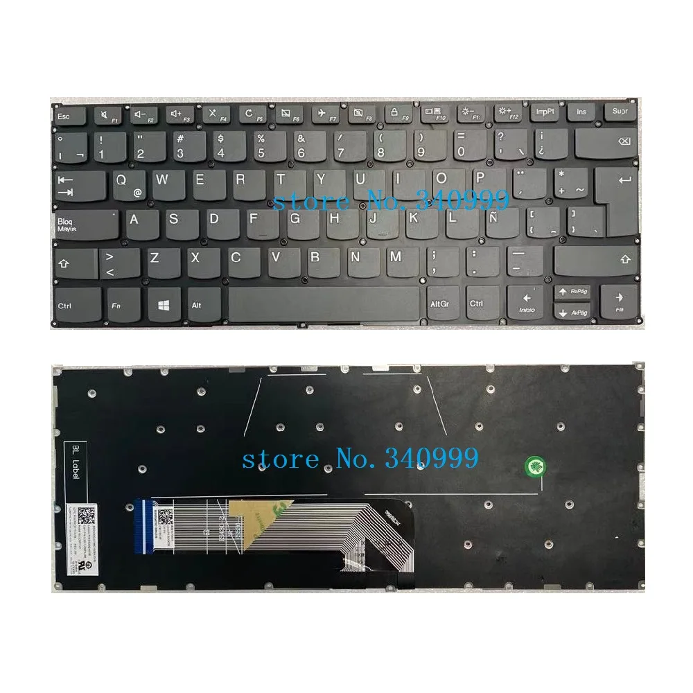Latim para Lenovo Yoga 53014ikb 530-14arr 730-13ikb 730-13iwl Teclado