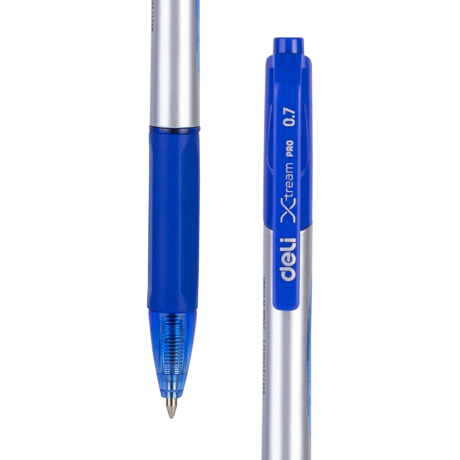 Deli Ballpoint Pens Low Viscosity Ink Refill Signing 0.7mm Black Blue Office School Writing Tools Stationery Q10