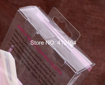 

Free delivery PVC transparent rectangle folding box PVC chocolate box supplier