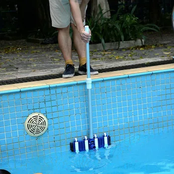 

Swimming Pool Cleaner Vacuum Flexible Durable Pool Brush Head Handle Replacement Cleaning Equipment Underwater Cleaning Tool