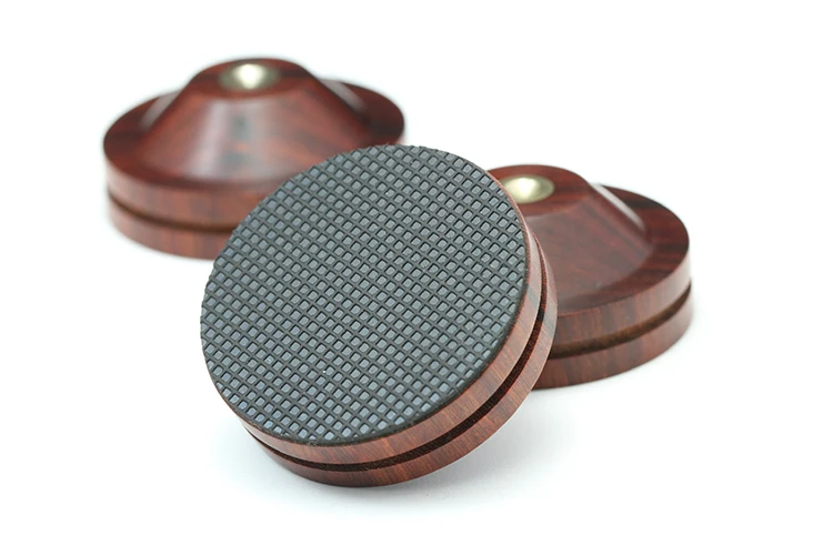 8 шт. палисандр Деревянный Динамик Спайк база Pad противоударный HIFI динамик деревянный Мат изоляции ног колодки 33 мм 43 мм