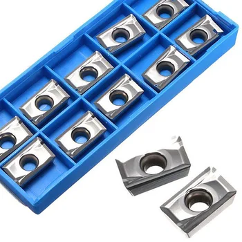 

10pcs APKT1604PDER-MA3 H01 Milling Carbide Inserts Cutter For Aluminum APMT1604 metal cut accessory