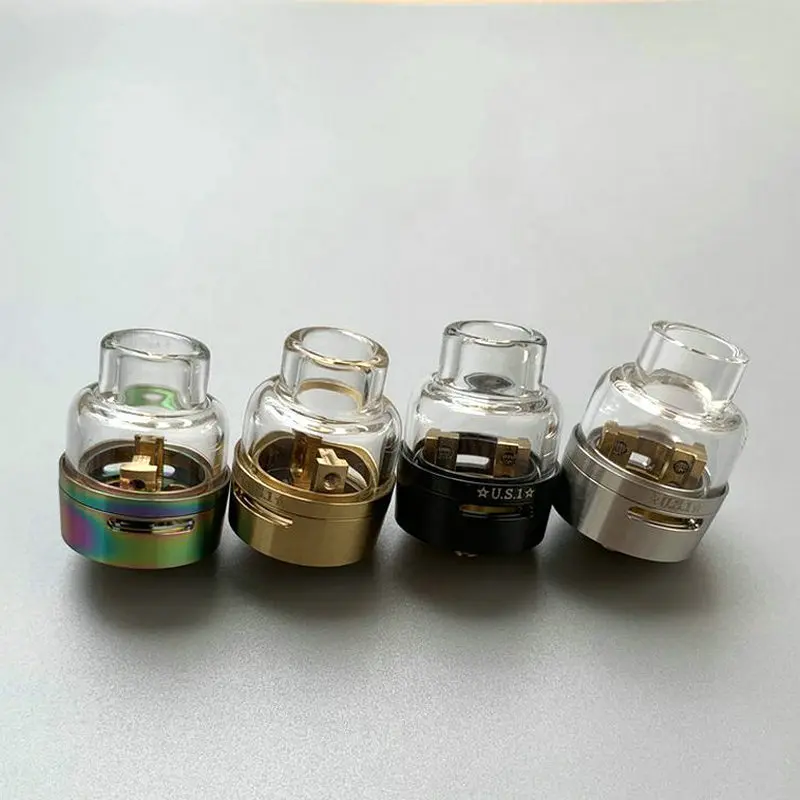 US1 RDA стеклянный бак атомайзер для механического Мода вейп-боксмод электронная