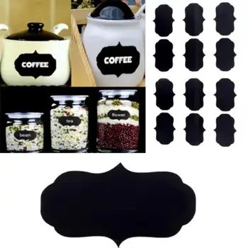 

36pcs Chalkboard Blackboard Chalk Board Stickers Craft Kitchen Jar Labels New Wall Stickers Home Decoration Sticker