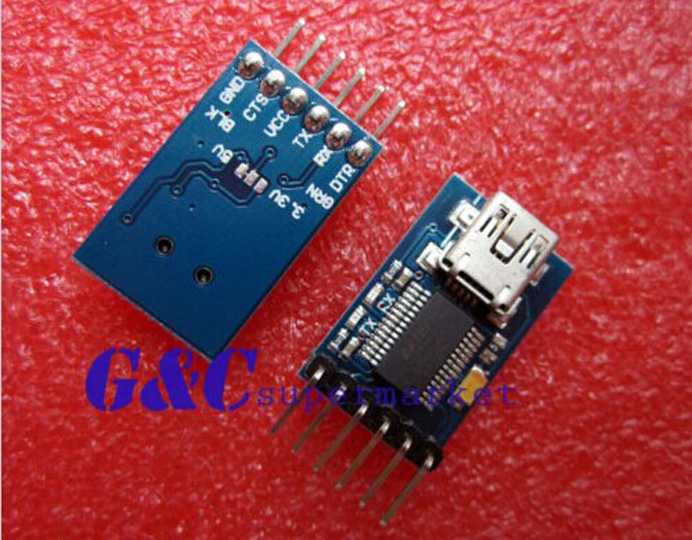 

1PCS FT232RL USB to Serial Adapter Module USB TO 232 Download Cable Electronic Accessories Compatible Board Breadboard