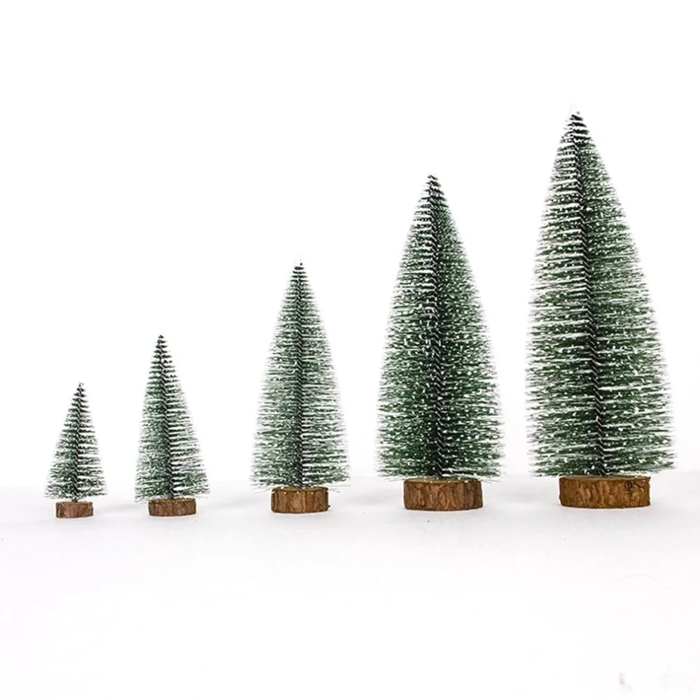 Имитация мини-елка рождественский Настольный деревянный Декор Рождество