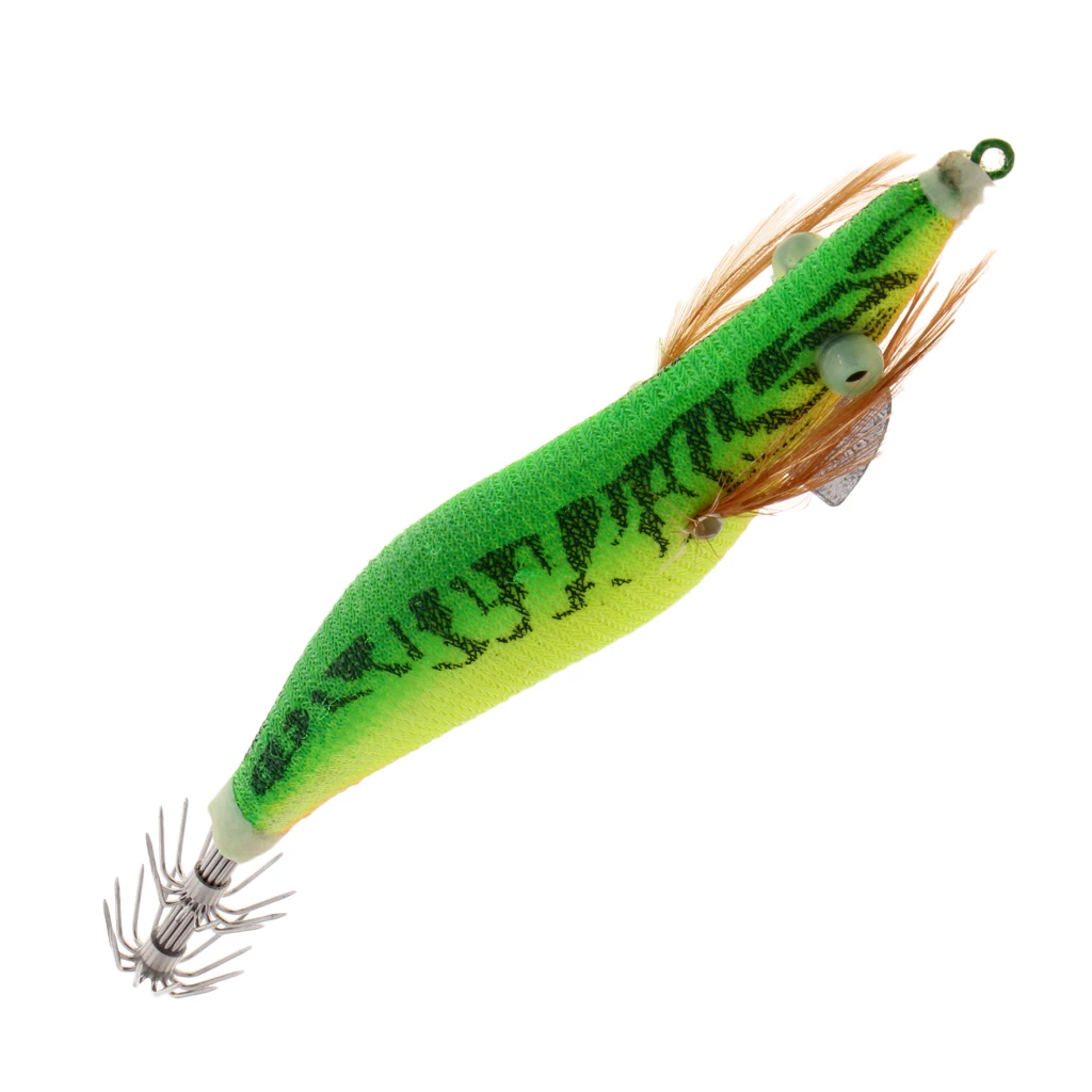 Fishing Plastic Hard Shrimp Lure Luminous Glow in Dark Prawn Squid Jig Hooks Fishing Baits for Fisherman