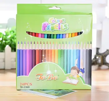 

Color children's secret garden painting color wood pencil student study supplies stationery