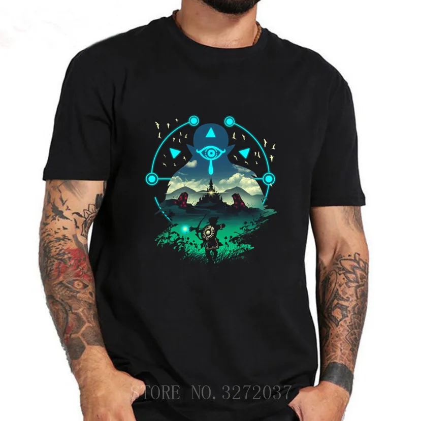 

The Legend Of Zelda Wild Adventurer T Shirt 4XL5XL Short Sleeve Custom Hipster Streetwear Cotton Crewneck yuong man T Shirts