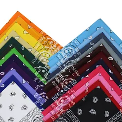 Bandana Square Head Hip Hop Black Scarves Women Sports Bandana Hair Band Neck Scarf Sports Headwear Handkerchief