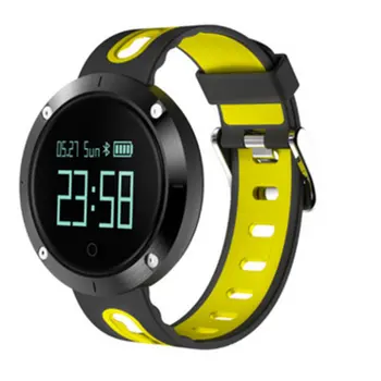 

Smart Bracelet DM58 Bluetooth Smart Heart Rate Blood Pressure Bracelet IP68 Swimming Wear Support Information Reminder