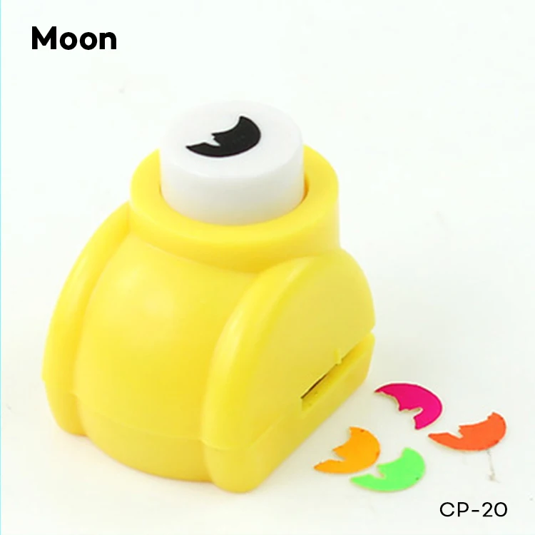 Moon 1 шт. Мини поделки для скрапбукинга ручной работы дырокол для открыток для поделок подарочная карта бумажный Дырокол CL-1203 - Цвет: Moon