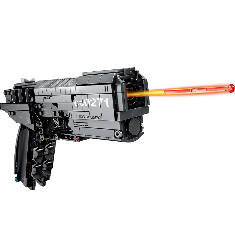 Hipac SEMBO 431 шт. Сигнальный Пистолет строительные блоки техника военная полиция