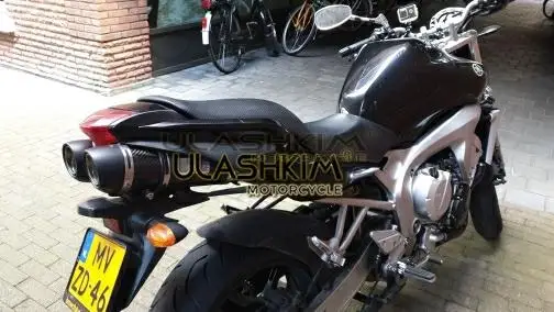 FZ6S FZ6N мотоцикл из углеродного волокна глушитель Соединительная средняя труба
