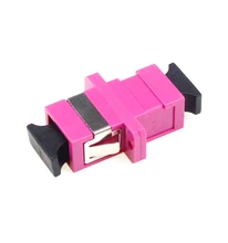 50Pcs Fiber Optic Component SC/UPC OM4 Adapter Simplex Duplex Optical Fiber Coupler