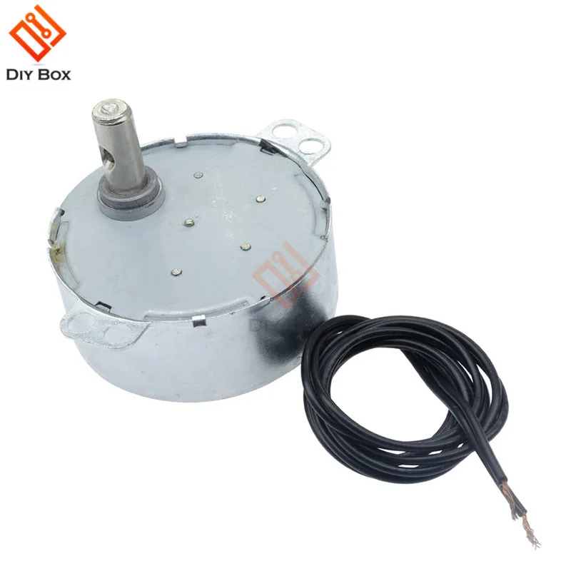 AC 220 240V 50/60 Гц Синхронный двигатель 5 6 об/мин прочный высокий крутящий момент 4W CW/CCW
