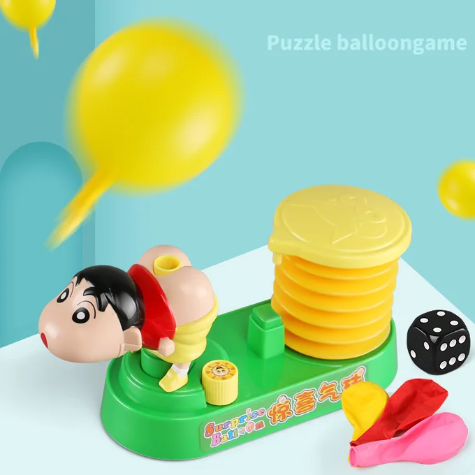 Сюрприз Новинка игры Crayon Shin chan пердит спрей пердит шар снятие стресса игрушки для детей Дети кляп подарки