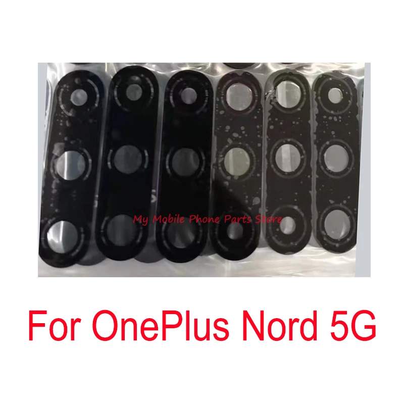 

10 PCS New Rear Camera Glass Lens For OnePlus Nord 5G Back Camera Lens With Adhesive Sticker Replacement Repair Spare Parts