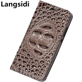 

Business style genuine real leather phone case cover for Meizu Note 9/Meizu Note 8 flip case credit card slot holder capa coque