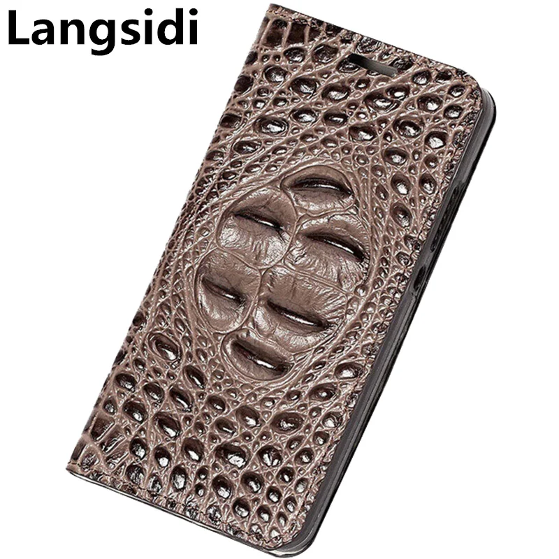 

Business style genuine real leather phone case cover for Redmi Note 6 Pro/Redmi Note 5 Pro flip case card slot holder capa coque