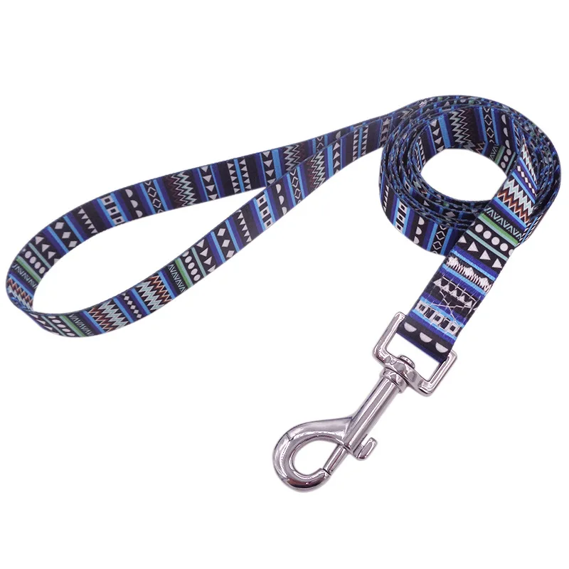 10Styles Pet Leash High Quality Bohemian Printed Dog Leashes Fashion Durable Ethnic Style Leads Rope For Small Medium Large Dogs