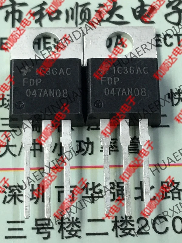 10 шт./лот и FDP047AN08-220 75В 80A