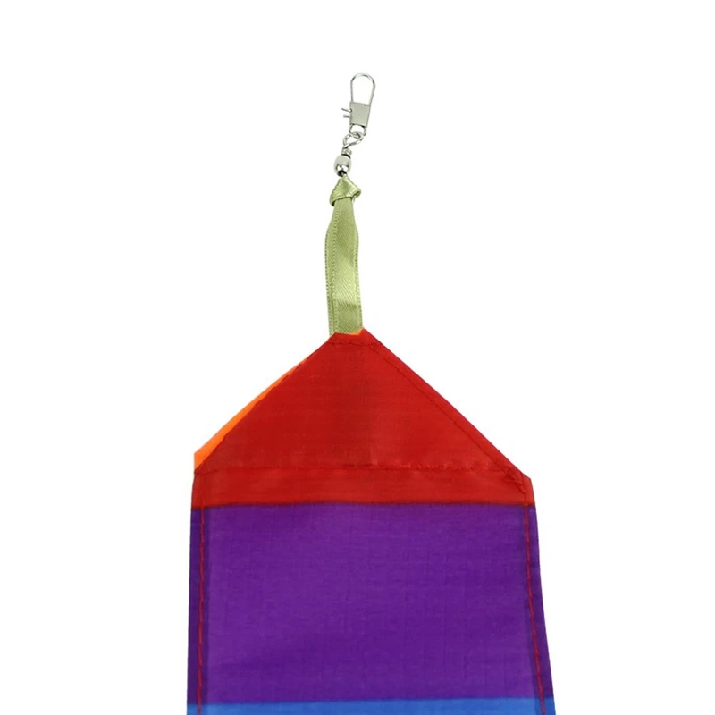 Super Nylon Stunt Kite Tail Rainbow Line Kite Accessory Kids Toy