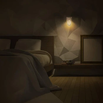 

2pcs Automatic Sensor Night Light Auto Dusk-To-Dawn Sensor Warm Led Night Light For Bedroom Hallway Home Decoration Lamp