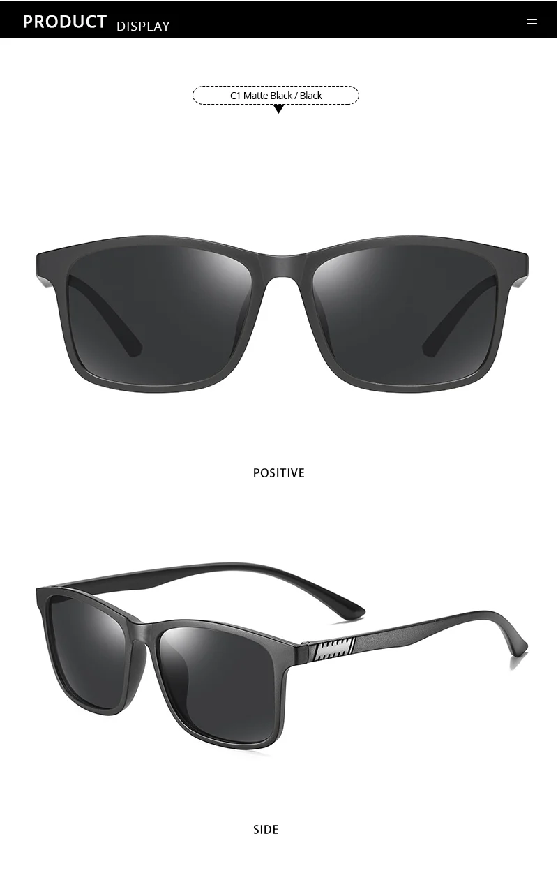 Pro Acme TR90, ультралегкие, гибкая оправа, поляризационные солнцезащитные очки для мужчин и женщин, фирменный дизайн, квадратные мужские солнцезащитные очки для вождения, PC1356