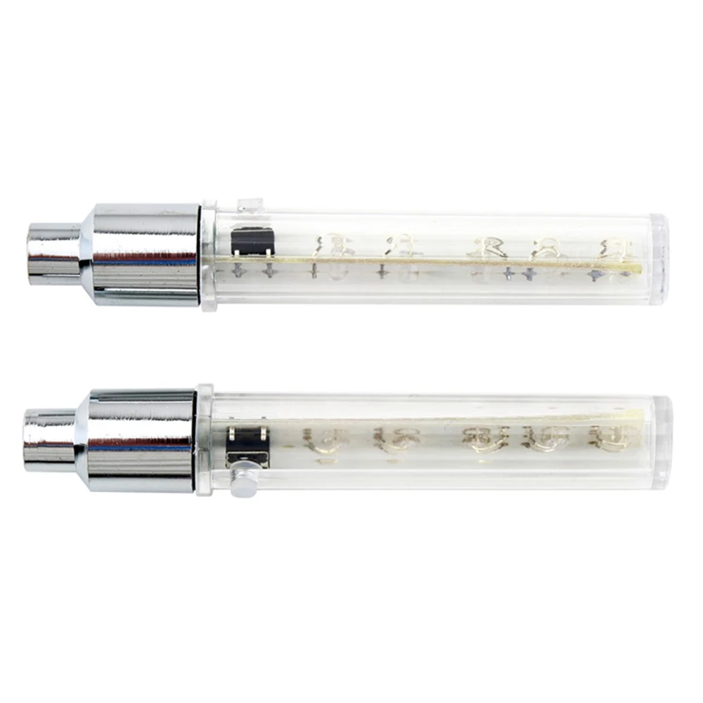 2pcs Bicycle Light 5 LED Wheel Tyre Tire Valve Caps Spoke Lights MTB Road Bike LEDS Warning Cycling Lamp Bicicleta Luces BC0037 (2)