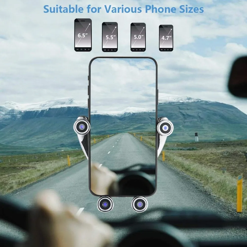 Беспроводное Автомобильное зарядное устройство вентиляционное отверстие автоматический зажим 10 Вт Qi Быстрая зарядка автомобильный держатель телефона для iPhone 11 XS XR X 8 samsung S10 S9 S8