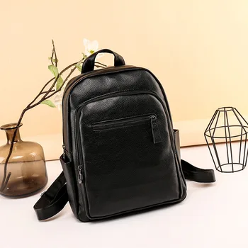 

Summer 2020 washable leather fabric women's how large is the campus schoolbag