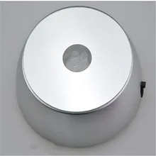 СВЕТОДИОДНЫЙ цветной/белый базовый USB лазерный вращающийся Электрический Кристалл Дисплей Держатель-стойка со стеклянными прозрачными предметами