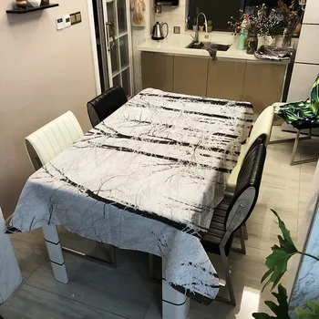 

Tree Waterproof Polyester Printed Tablecloth Rectangular Household Restaurant Waterproof Oil-Proof Tablecloth
