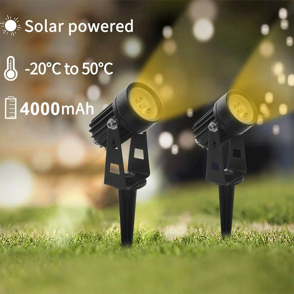 WAKYME 2 в 1 COB LED Солнечный Мощность газонная лампа солнечная уличная с шипами низким